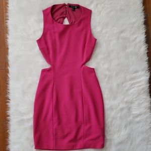Hot pink dress